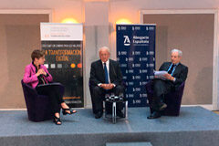 Antonio Garrigues y Victoria Ortega coinciden al destacar la importancia de la transformación digital en los despachos de abogados Victoria Ortega, Javier Moscoso y Antonio Garrigues