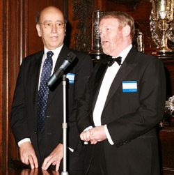 A la derecha Fernando Pombo (Presidente Gómez Acebo & Pombo), a la izquierda, Andrew Holroyd (Presidente de la Law Society of England and Wales)