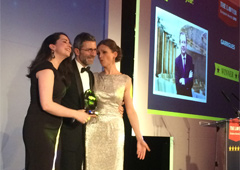 Imagen de la entrega del premio Imagen de la entrega del premio