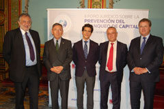 Eloy Velasco explicó la visión judicial del delito de blanqueo de capitales en el 2º Foro Jurídico sobre la Prevención del Blanqueo de Capitales organizado por Thomson Reuters Foro Blanqueo de Capitales