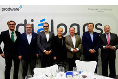 Diálogos Prodware – Cremades & Calvo Sotelo celebra su VI edición como foro de debate y plataforma de reflexión De izquierda a derecha: Juan Fernando López Aguilar, eurodiputado; Juan Luis Cebrián, presidente de honor de El País; José María Sánchez, CEO de Prodware; Benita Ferrero-Waldner, excomisaria de la UE; Félix Sanz Roldán, director del CNI; Javier Cremades,