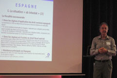 GIPE España participa activamente en el congreso de Gipe Internacional Ignacio Herrero, presidente de la red de despachos GIPE España durante su presentación en el Congreso de Marsella.