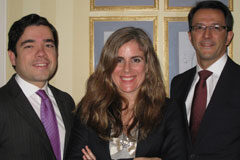 Jones Day anuncia nuevos nombramientos de izq. a dcha: Raimundo Ortega, Marta Delgado y Victor Casarrubios.