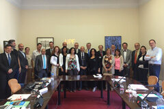 Celebrada la II Jornada de la Red Iberoamericana de Derecho Universitario (RIDU) Imagen de los participantes en la Jornada