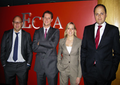 Juan Salmerón, Gorka Vellé, Alicia Monsalve y Emilio Prieto