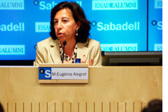 Esade habla de la actualidad de la Justicia con voz femenina Maria Eugènia Alegret
