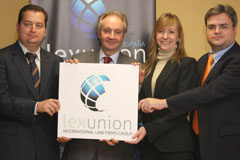 GIPE España cambia su denominación a LEXUNION España Carlos Gómez Sirvent, Ignacio Herrero, Marie Larivière y Juan Pedro Hoya.