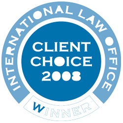 El despacho Grau & Angulo es premiado con el 'Client Choice 2008' de la International Law Office (ILO)