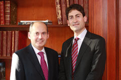 Luis Romero y Asociados incorpora a Ignacio García Tábora a su oficina en Madrid Luis Romero e Ignacio García Tábora