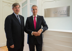 De izda. a dcha.: Luis Trigo y Manuel Broseta De izda. a dcha.: Luis Trigo y Manuel Broseta