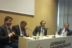 Thomson Reuters ofrece una mesa redonda en LIBER sobre la utilidad de los eBooks de contenido técnico para el ejercicio profesional Un momento de la mesa redonda