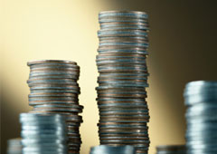 Monedas apiladas
