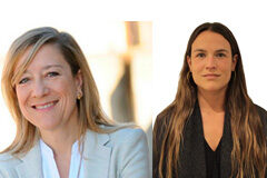 Crece el número de sanciones tributarias sobre los no residentes propietarios de inmuebles De izda. a dcha.: Neus Lloveras y Elena Escura