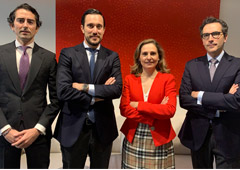 Irene Fernández Puyol, Pablo Fernández Cortijo, Ignacio del Fraile y Pablo Muelas