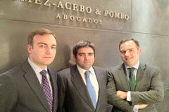 Eduardo Castillo, Alfonso Fernández-Puebla y Javier Vinuesa, nuevos socios de Gómez-Acebo & Pombo Eduardo Castillo, Alfonso Fernández-Puebla y Javier Vinuesa