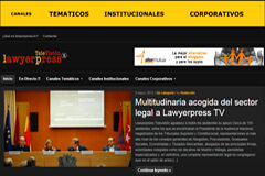 Más de 3.000 videos visionados en Lawyerpress TV durante su primera semana de emisión Pantalla de Lawyerpress Televisión
