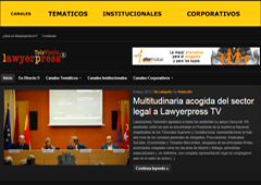 Pantalla de Lawyerpress Televisión