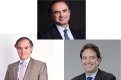 Uría Menéndez toma participación en la primera gran firma de abogados iberoamericana Luis de Carlos, Juan Francisco Gutiérrez y Martín Carrizosa