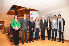 Guillermo Barrios, galardonado con el XII Premio Aequitas de Investigación Jurídica Foto de grupo de los premiados (de izquierda a derecha): Isidoro Martín; Guillermo Barrios; Almudena Castro-Girona, directora de la Fundación Aequitas; José Manuel García Collantes, presidente del CGN y de la Fundación Aequitas; Yolanda Cano; María Puy Ab