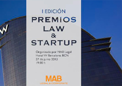 I Edición Premios Law & Startup organizado por MAB Legal