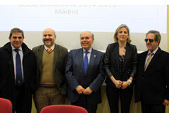 Fundación Derecho y Discapacidad y UIPM, inauguran el Máster en Discapacidad, Autonomía Personal y Atención a la Dependencia Federico Castillo, Luis Cayo, César Nombela, Rafael de Lorenzo y Esperanza Alcaín