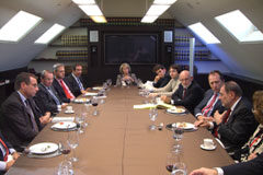 Cremades & Calvo Sotelo reúne en su sede a Javier Solana y Alan D. Solomont Fotografía de Eisenhower