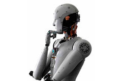 Inteligencia Artificial, realidad y ficción Robot pensativo