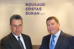 El abogado Pablo Bieger se incorpora a ROUSAUD COSTAS DURAN SLP Adolf Rousaud, socio director de Rousaud Costas Duran SLP y Pablo Bieger