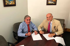 Lupicinio International Law Firm refuerza su presencia en África José María Viñals, socio y director de la oficina de Madrid de Lupicinio International Law y David Russell, gerente de Honey & Blanckenberg