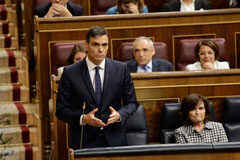 El Congreso convalida el Real Decreto-ley de alquiler de vehículos con conductor Pedro Sánchez