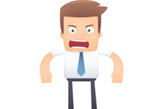 ¡Don Antonio, quiero que le metas una querella ya! Muñequito enfadado