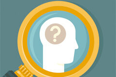 Cuando un olvido te cuesta el juicio: ¿ha traído usted el poder de administrador? Un lupa aumenta un dibujo de una cabeza con el signo ?