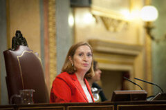 El Congreso aprueba y remite al Senado la reforma que garantiza que el turno de oficio esté exento de IVA La presidenta del Congreso, Ana Pastor, durante la Sesión Plenaria