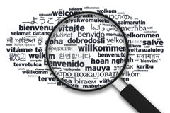 ¡Bienvenidos al nuevo Blog para la Administración Pública! Palabra bienvenida ampliada en diferentes idiomas