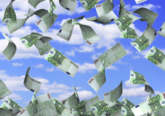 Billetes volando Billetes volando