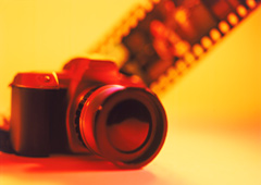 Una cámara de fotos Una cámara de fotos