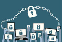 ¿Hasta dónde su intimidad? ¿Dónde empieza mi control? Brazos cogiendo portátiles con candados