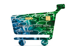 Próximas modificaciones en el Marco Jurídico del Comercio Electrónico Un carrito hecho con una tarjeta de crédito