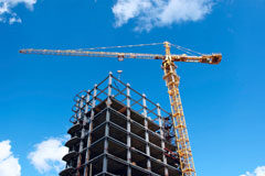 Plan estatal de vivienda 2018-2021 Un edificio en construcción