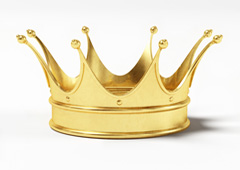 Una corona dorada