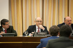 El Ministro de Hacienda y Función Pública anuncia en el Congreso nuevas medidas de lucha contra el fraude fiscal El Ministro de Hacienda y Función Pública, Cristóbal Montoro, durante su comparecencia en el Congreso