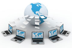 MEGA: ¿círculo vicioso o cuadratura del círculo? (I) Una bola del mundo rodeada de portátiles