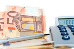 La plusvalía del vivo Dinero y calculadora