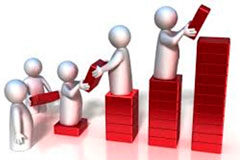 Últimas novedades acerca de la futura fiscalidad de la economía digital Varios muñequitos trabajando