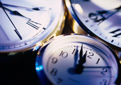 Tres esferas de reloj Tres esferas de reloj