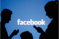 El TC refuerza el derecho a la protección de la propia imagen en la sentencia fotos Facebook Siluetas y logo de Facebook