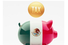 México: novedades fiscales con el Gobierno de Amlo Hucha con la bandera de México