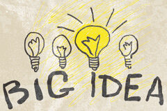 Generar soluciones: la técnica del ‘brainstorming’ Dibujo de bombillas