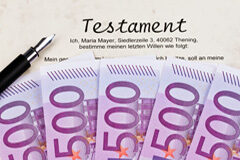 Herencias sin fronteras (y sin cargas) Testamento y billetes de 500 euros
