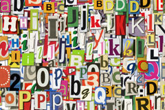 Caricaturas y textos ofensivos Distintas letras de colorines